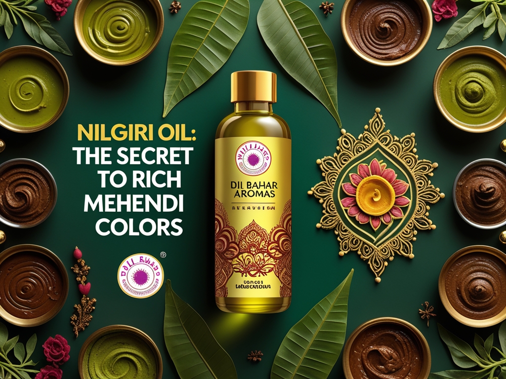 Nilgiri Oil for Mehendi: A Natural Boost for Stunning Henna Designs