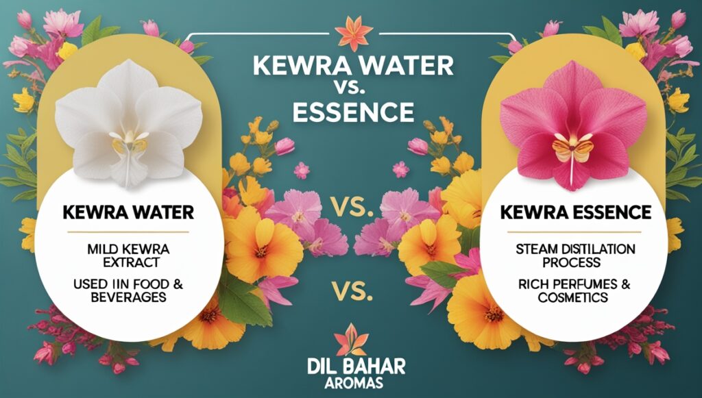 Kewra Water vs Kewra Essence