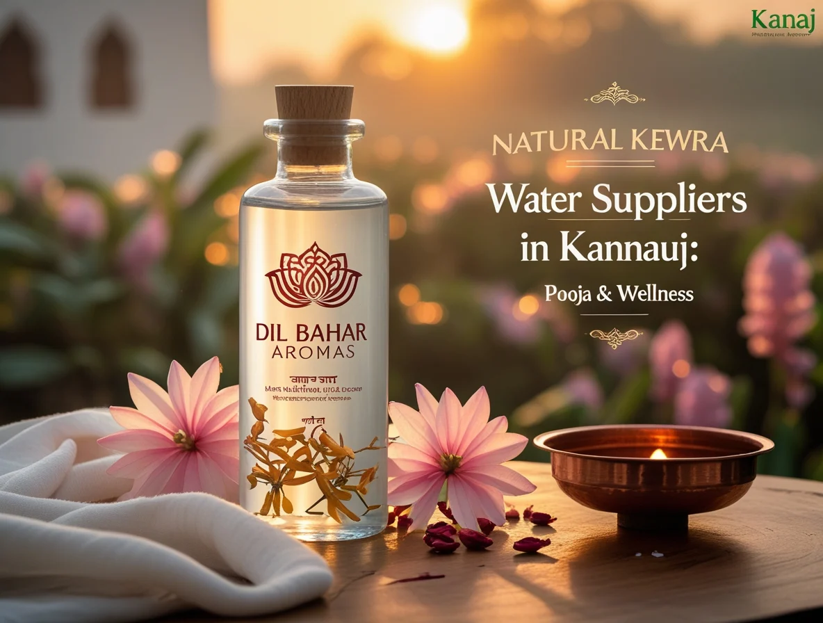 Natural Kewra Water Suppliers in Kannauj: Pooja & Wellness